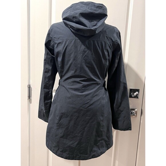 The North Face Tomales Bay DryVent Jacket Women XS Blue Full Zip Hooded Long - Picture 9 of 16